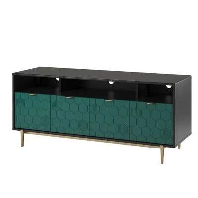 CosmoLiving By Cosmopolitan Olivia TV Stand for TVs up to 65" Black - Cosmoliving By Cosmopolita 4 CosmoLiving By Cosmopolitan Olivia TV Stand for TVs up to 65" Black - Cosmoliving By Cosmopolita - Image 2
