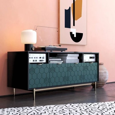 CosmoLiving By Cosmopolitan Olivia TV Stand for TVs up to 65" Black - Cosmoliving By Cosmopolita 8 CosmoLiving By Cosmopolitan Olivia TV Stand for TVs up to 65" Black - Cosmoliving By Cosmopolita - Image 6