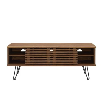 Render TV Stand for TVs up to 60" Walnut - Modway 5 Render TV Stand for TVs up to 60" Walnut - Modway - Image 3