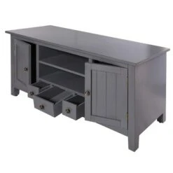 Archer Ridge TV Stand for TVs up to 55" Gray - StyleCraft