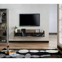 63" Quelda Wall Mounted TV Console - miBasics Chestnut