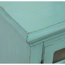 Martindale 4 Door TV Stand for TVs up to 74" - Treasure Trove Accents Deville Metallic