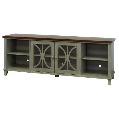 80" Bailey Tv Console For Tvs Up To 80" - Martin Furniture Weathered Green 12 80" Bailey Tv Console For Tvs Up To 80" - Martin Furniture Weathered Green - Image 10