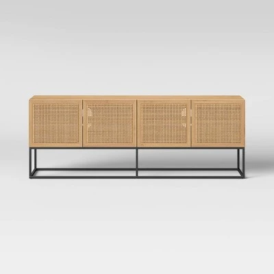 Belmar Woven TV Stand for TVs up to 60" - Project 62™ Natural 8 Belmar Woven TV Stand for TVs up to 60" - Project 62™ Natural - Image 7