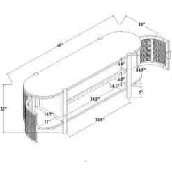 Threshold Designed W/Studio McGee Portola Hills Caned Door TV Stand for TVs up to 60" - Threshold™ designed with Studio McGee Natural -Cheap TV Stands Store unnamed file 5828