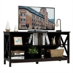 Costway TV Stand Entertainment Media Center for TV's up to 55'' w/ Storage Shelves Brown/Gray/White 23 Costway TV Stand Entertainment Media Center for TV's up to 55'' w/ Storage Shelves Brown/Gray/White -Cheap TV Stands Store unnamed file 5971