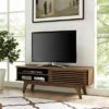 Render TV Stand for TVs up to 55" Walnut - Modway