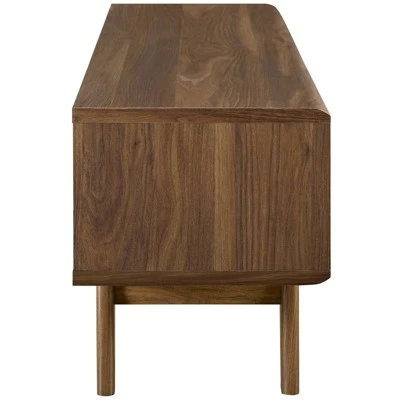 Render TV Stand for TVs up to 55" Walnut - Modway 4 Render TV Stand for TVs up to 55" Walnut - Modway - Image 2