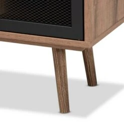 Yuna Natural Wood and Metal 2 Door TV Stand for TVs up to 40" Brown/Black - Baxton Studio 14 Yuna Natural Wood and Metal 2 Door TV Stand for TVs up to 40" Brown/Black - Baxton Studio -Cheap TV Stands Store unnamed file 6187