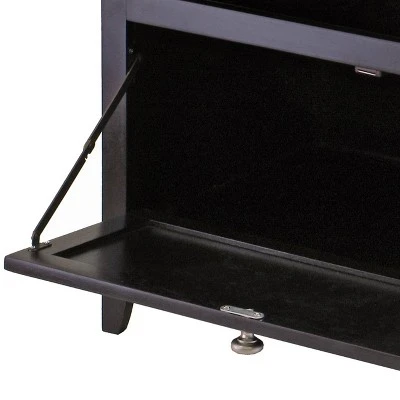Zara TV Stand for TVs up to 32" Espresso 25" - Winsome 5 Zara TV Stand for TVs up to 32" Espresso 25" - Winsome - Image 3