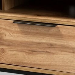 Reid Wood and Metal 2 Drawer TV Stand for TVs up to 55" Oak/Black - Baxton Studio -Cheap TV Stands Store unnamed file 6274