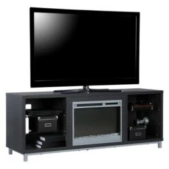 Yorkshire Fireplace TV Stand For TVs Up To 70" Wide - Room & Joy Blonde Oak -Cheap TV Stands Store unnamed file 630
