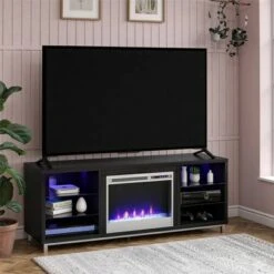 Yorkshire Fireplace TV Stand For TVs Up To 70" Wide - Room & Joy Blonde Oak -Cheap TV Stands Store unnamed file 638