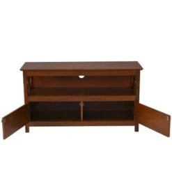 Costway 44'' TV Stand Console Wooden Storage Cabinet Shelf Media Center Television Stand -Cheap TV Stands Store unnamed file 6401