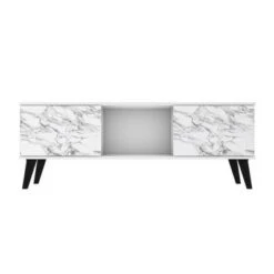 Doyers TV Stand for TVs up to 50" - Manhattan Comfort White -Cheap TV Stands Store unnamed file 6418