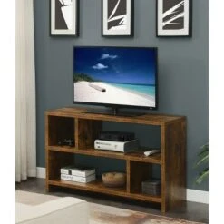 Northfield Console TV Stand for TVs up to 50" with Shelves - Breighton Home Espresso