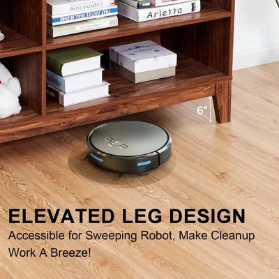 Costway 58'' Modern Wood TV Stand Console Storage Entertainment Media Center for Living Room 9 Costway 58'' Modern Wood TV Stand Console Storage Entertainment Media Center for Living Room - Image 7