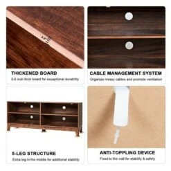 Costway 58'' Modern Wood TV Stand Console Storage Entertainment Media Center for Living Room 19 Costway 58'' Modern Wood TV Stand Console Storage Entertainment Media Center for Living Room -Cheap TV Stands Store unnamed file 6583