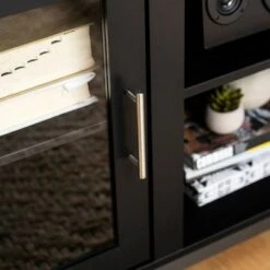 Pierceton Modern Double Glass Door with Metal Legs TV Stand for TVs up to 58" - Saracina Home Black 15 Pierceton Modern Double Glass Door with Metal Legs TV Stand for TVs up to 58" - Saracina Home Black -Cheap TV Stands Store unnamed file 6585