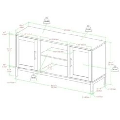 Pierceton Modern Double Glass Door with Metal Legs TV Stand for TVs up to 58" - Saracina Home Black 22 Pierceton Modern Double Glass Door with Metal Legs TV Stand for TVs up to 58" - Saracina Home Black -Cheap TV Stands Store unnamed file 6592