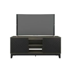 Arrow 2 Door TV Stand for TVs up to 70" - Nexera Black/bark Gray -Cheap TV Stands Store unnamed file 6814