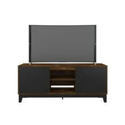 Arrow 2 Door TV Stand for TVs up to 70" - Nexera Black/bark Gray -Cheap TV Stands Store unnamed file 6816