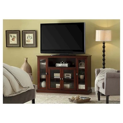 Summit Highboy TV Stand for TVs up to 55" Espresso - Breighton Home 4 Summit Highboy TV Stand for TVs up to 55" Espresso - Breighton Home - Image 2