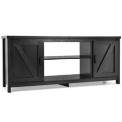 Costway 59'' TV Stand Media Console Center w/ Storage Cabinet for 65'' TV NaturalBlackCoffee -Cheap TV Stands Store unnamed file 6916
