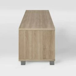 Hollywood TV Stand for TVs up to 85" with Doors White/Brown Wood Grain - CorLiving -Cheap TV Stands Store unnamed file 6950