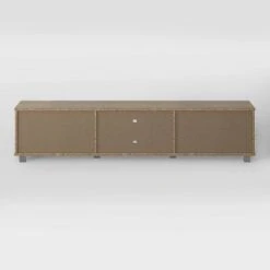 Hollywood TV Stand for TVs up to 85" with Doors White/Brown Wood Grain - CorLiving -Cheap TV Stands Store unnamed file 6952