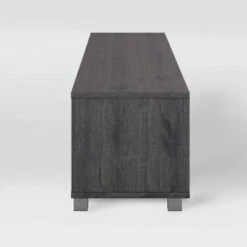 Hollywood TV Stand for TVs up to 85" with Doors Dark Gray Wood Grain - CorLiving -Cheap TV Stands Store unnamed file 6962