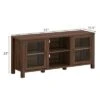 Costway TV Stand Entertainment Center for TV's up to 65'' w/ Storage Cabinets Walnut -Cheap TV Stands Store unnamed file 6969