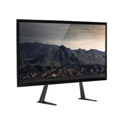 Mount-It! Steel Universal Tilting Tabletop TV Stand Black Screens up to 70" (MI-859)