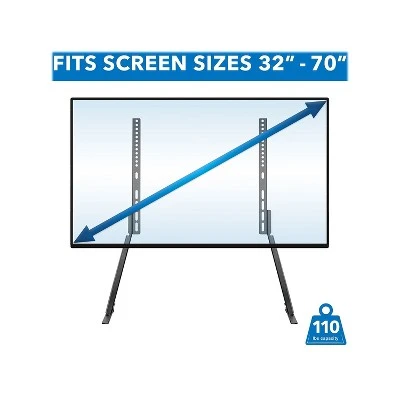 Mount-It! Steel Universal Tilting Tabletop TV Stand Black Screens up to 70" (MI-859) 5 Mount-It! Steel Universal Tilting Tabletop TV Stand Black Screens up to 70" (MI-859) - Image 3