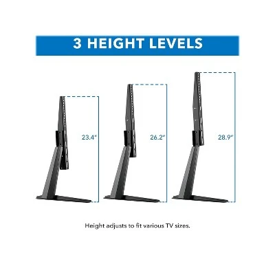 Mount-It! Steel Universal Tilting Tabletop TV Stand Black Screens up to 70" (MI-859) 6 Mount-It! Steel Universal Tilting Tabletop TV Stand Black Screens up to 70" (MI-859) - Image 4