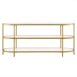 Henn& Hart Brass Finish Oval TV Stand - Henn&Hart -Cheap TV Stands Store unnamed file 7282