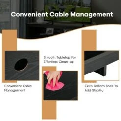 Costway 4-Cubby TV Stand Media Console for TV's up to 65'' w/ Adjustable Shelf 17 Costway 4-Cubby TV Stand Media Console for TV's up to 65'' w/ Adjustable Shelf -Cheap TV Stands Store unnamed file 7443