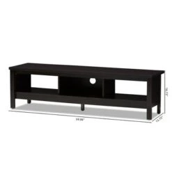 Callie Modern and Contemporary Finished TV Stand for TVs up to 60" Dark Brown - Baxton Studio 13 Callie Modern and Contemporary Finished TV Stand for TVs up to 60" Dark Brown - Baxton Studio -Cheap TV Stands Store unnamed file 7538