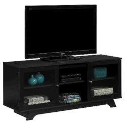 Parkway TV Stand for TVs up to 55" - Room & Joy Espresso
