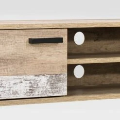 Aurora Duotone TV Bench for TVs up to 80" - CorLiving Gray/black -Cheap TV Stands Store unnamed file 7684