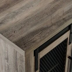 Rustic Farmhouse Fireplace TV Stand for TVs up to 55" - Saracina Home Rustic Oak -Cheap TV Stands Store unnamed file 770