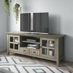 60" Normandy TV Media Stand - Wyndenhall Black