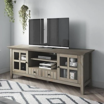 60" Normandy TV Media Stand - Wyndenhall Black 3 60" Normandy TV Media Stand - Wyndenhall Black
