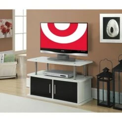 Deluxe 2 Door TV Stand for TVs up to 36" with Cabinets - Breighton Homes Brown -Cheap TV Stands Store unnamed file 7726