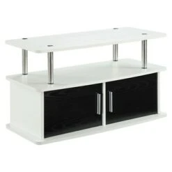 Deluxe 2 Door TV Stand for TVs up to 36" with Cabinets - Breighton Homes Brown -Cheap TV Stands Store unnamed file 7727