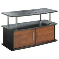Deluxe 2 Door TV Stand for TVs up to 36" with Cabinets - Breighton Homes Brown -Cheap TV Stands Store unnamed file 7728