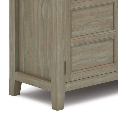 WyndenHall Tall Portland TV Stand - Wyndehall Mahogany Brown 6 WyndenHall Tall Portland TV Stand - Wyndehall Mahogany Brown - Image 4