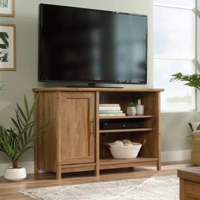 Coral CapeTV Stand for TVs up to 42" Sandoori Light Brown - Sauder 6 Coral CapeTV Stand for TVs up to 42" Sandoori Light Brown - Sauder - Image 4