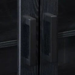 Fremont Glass Cabinets TV Stand for TVs up to 90" Black - CorLiving -Cheap TV Stands Store unnamed file 7762