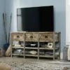 Granite Trace Notched TV Stand for TVs up to 60" Rustic Cedar - Sauder -Cheap TV Stands Store unnamed file 7810